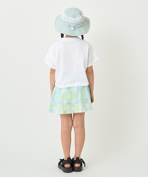 minimal（ミニマル）の「【接触冷感】タイダイ風プリントスカートインナーパンツつき（スカート・キッズ・黄緑系/ブルー/オレンジ・130cm/120cm/90cm/100cm/110cm/140cm）」の21枚目の写真