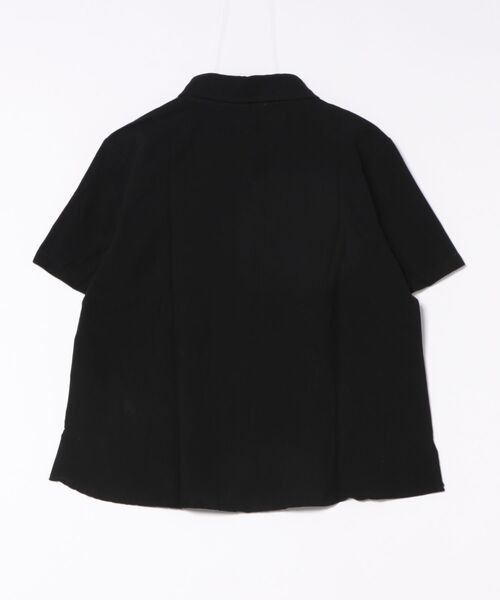 BLANC FICELLE(ブランフィセル)の「麻 5分袖シャツ(シャツ/ブラウス・レディース・ブラック/ブラウン/グリーン/ホワイト・M)」の5枚目の写真
