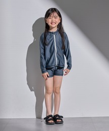 for/c（フォーシー）の「[for/c and]ラッシュガードショートパンツ（キッズ）【サスティナブル】（ラッシュガード）」