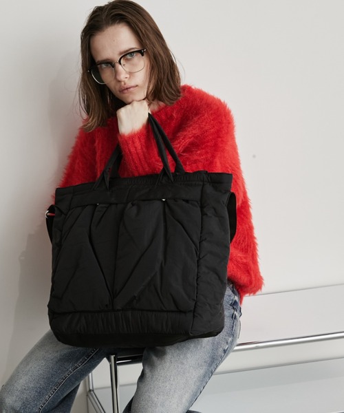 Auntie Rosa Holiday(アンティローザホリデー)の「2WAYヘルメットバック(ショルダーバッグ・レディース・アイボリー/ブラック/カーキ・FREE)」の20枚目の写真