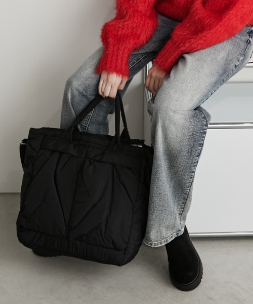 Auntie Rosa Holiday(アンティローザホリデー)の「2WAYヘルメットバック(ショルダーバッグ・レディース・アイボリー/ブラック/カーキ・FREE)」の22枚目の写真