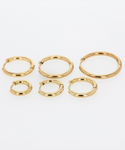 kirakiraShop(キラキラショップ)の「キャッチレス フープ ピアス(ピアス(両耳用)・レディース・ゴールド・#20/#16/#14/#12/#10/#8)」の8枚目の写真