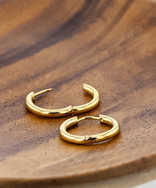 kirakiraShop(キラキラショップ)の「キャッチレス フープ ピアス(ピアス(両耳用)・レディース・ゴールド・#20/#16/#14/#12/#10/#8)」の2枚目の写真