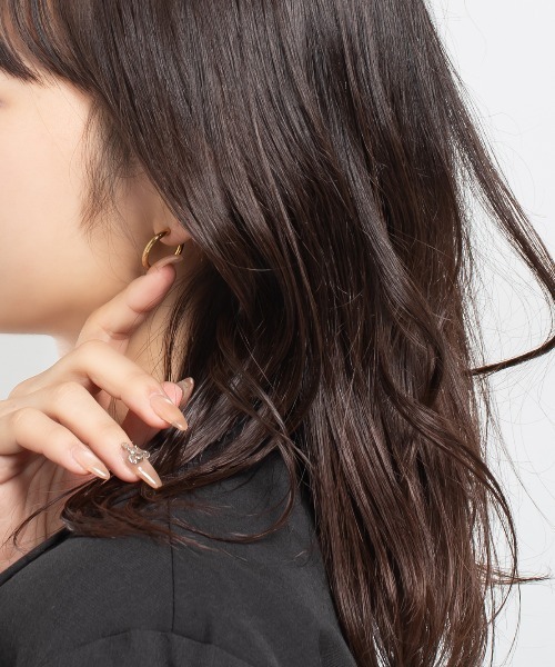 kirakiraShop(キラキラショップ)の「キャッチレス フープ ピアス(ピアス(両耳用)・レディース・ゴールド・#20/#16/#14/#12/#10/#8)」の5枚目の写真