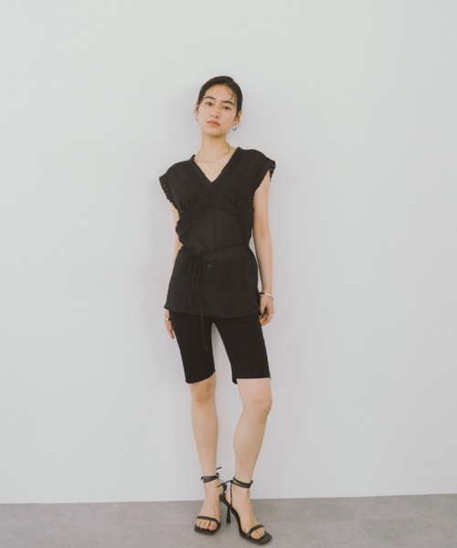 DRWCYS(ドロシーズ)の「リムシアートップス(Tシャツ/カットソー・レディース・ホワイト/ブラック・FREE)」の21枚目の写真