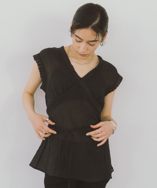 DRWCYS(ドロシーズ)の「リムシアートップス(Tシャツ/カットソー・レディース・ホワイト/ブラック・FREE)」の17枚目の写真