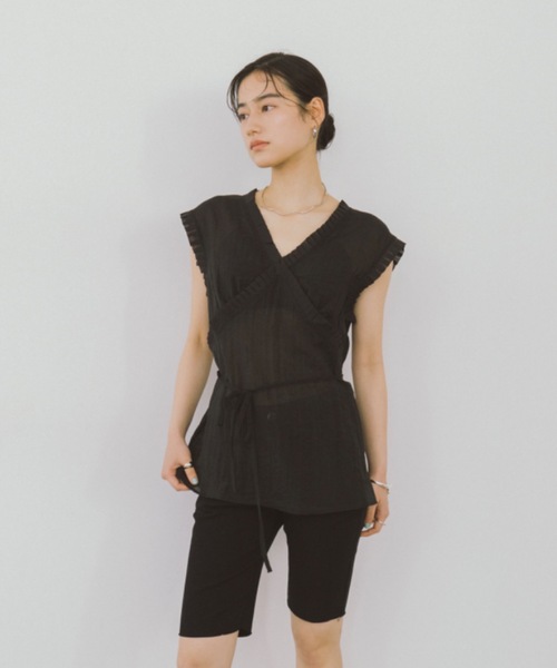 DRWCYS(ドロシーズ)の「リムシアートップス(Tシャツ/カットソー・レディース・ホワイト/ブラック・FREE)」の19枚目の写真