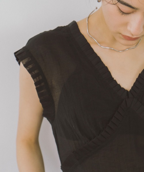 DRWCYS(ドロシーズ)の「リムシアートップス(Tシャツ/カットソー・レディース・ホワイト/ブラック・FREE)」の13枚目の写真