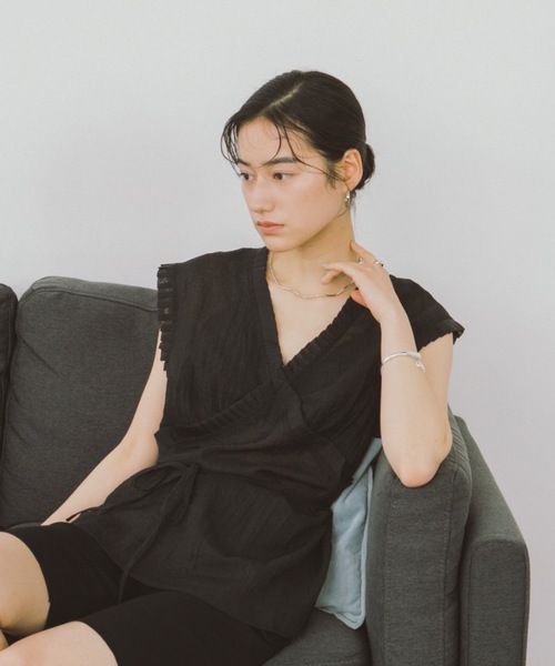 DRWCYS(ドロシーズ)の「リムシアートップス(Tシャツ/カットソー・レディース・ホワイト/ブラック・FREE)」の10枚目の写真