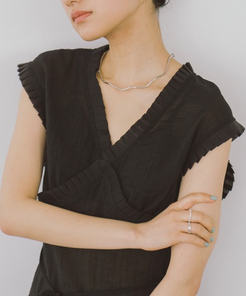 DRWCYS(ドロシーズ)の「リムシアートップス(Tシャツ/カットソー・レディース・ホワイト/ブラック・FREE)」の14枚目の写真