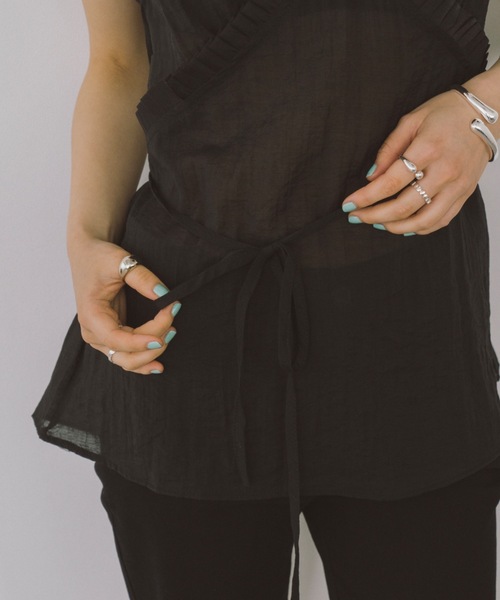 DRWCYS(ドロシーズ)の「リムシアートップス(Tシャツ/カットソー・レディース・ホワイト/ブラック・FREE)」の12枚目の写真