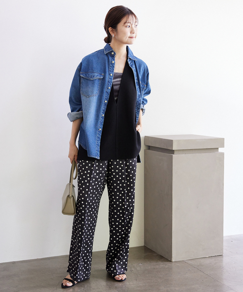 【SLOBE IENA】ダブルフェイスニットベスト SLOBE IENA｜《追加》ダブルフェイスニットベスト | Rakuten Fashion