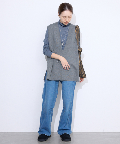 SLOBE IENA（スローブイエナ）の「《追加》ダブルフェイスニットベスト