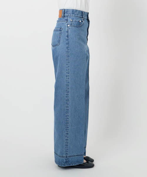 IENA LA BOUCLE(イエナラブークル)の「IENA LA BOUCLE オーガニックコットンタイトセミフレアデニムパンツ(デニムパンツ・レディース・ブルー系その他・40/38/36/34)」の8枚目の写真
