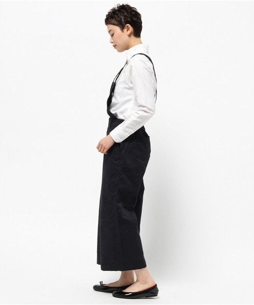 SEVENDAYS=SUNDAY（セブンデイズサンデイ）の「Ｔ／Ｃツイル起毛サロペット（サロペット/オーバーオール・レディース・カーキ/ベージュ/ネイビー・LARGE/MEDIUM）」の5枚目の写真