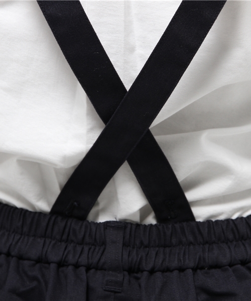 SEVENDAYS=SUNDAY（セブンデイズサンデイ）の「Ｔ／Ｃツイル起毛サロペット（サロペット/オーバーオール・レディース・カーキ/ベージュ/ネイビー・LARGE/MEDIUM）」の8枚目の写真