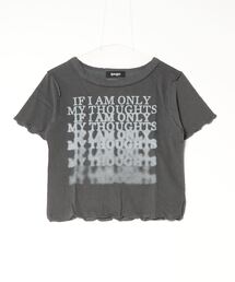 ipugo/イプゴ クロップド ロゴTシャツ 秋物 秋服 2026年秋冬