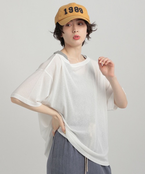 セール】オフショルシアーTシャツ（Tシャツ/カットソー