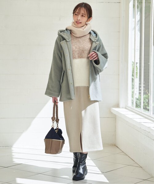 ikka（イッカ）の「【雑誌InRed1月・2月合併号掲載】ソフトトラックソールブーツ（ブーツ・レディース・ブラック/ブラウン/その他1・M/L）」の13枚目の写真