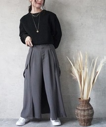 Emma（SELECT LEVERY）（エマ セレクトリベリー）の「バックスカートカーゴワイドパンツ（カーゴパンツ）」