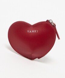 専用　美品　YAHKI ハート型クラッチバッグ セール】YAHKI/ヤーキ SOFT W FACE ハートクラッチバッグ