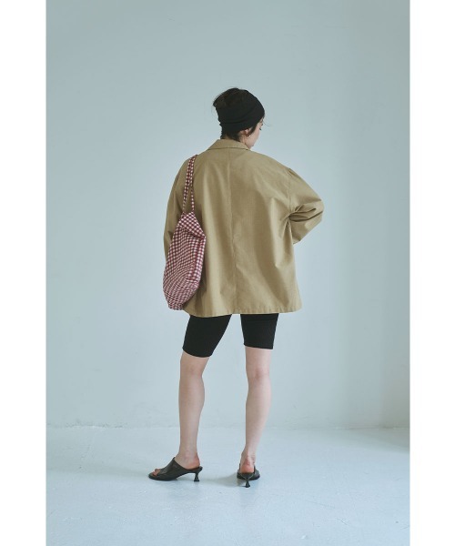 marjour(マージュール)の「LINEN BLEND OVER JACKET(テーラードジャケット・レディース・ベージュ・M)」の16枚目の写真