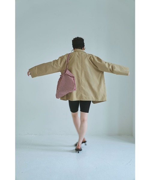 marjour(マージュール)の「LINEN BLEND OVER JACKET(テーラードジャケット・レディース・ベージュ・M)」の17枚目の写真