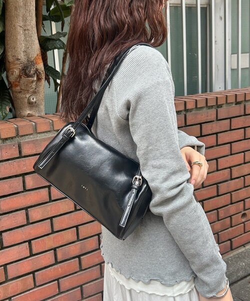【美品】mystic loti ワイドボストンバッグ loti ワイドボストンバッグ（トートバッグ）｜mystic