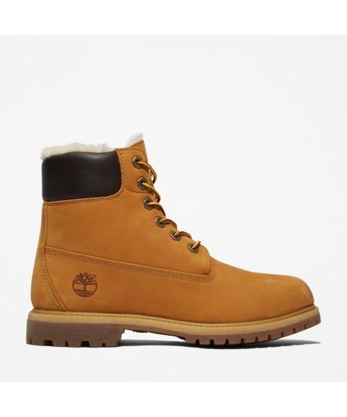 Timberland(ティンバーランド)の「プレミアム 6インチ ウォームラインド ウォータープルーフ ブーツ レディース(防水)(ブーツ・レディース・ウィート・23.0cm/23.5cm/24.0cm/24.5cm/25.0cm)」の1枚目の写真