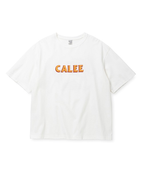 CALEE（キャリー）の「VINTAGE TYPE SYNDICATE RETRO GIRL TEE ＜NATURALLY PAINT DESIGN＞（Tシャツ/カットソー・メンズ・ライトブルー/ブラック/イエロー/ホワイト・MEDIUM/LARGE/X-LARGE/SMALL/XX-LARGE）」の5枚目の写真