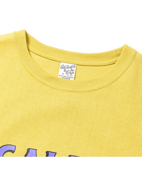 CALEE（キャリー）の「VINTAGE TYPE SYNDICATE RETRO GIRL TEE ＜NATURALLY PAINT DESIGN＞（Tシャツ/カットソー・メンズ・ライトブルー/ブラック/イエロー/ホワイト・MEDIUM/LARGE/X-LARGE/SMALL/XX-LARGE）」の10枚目の写真