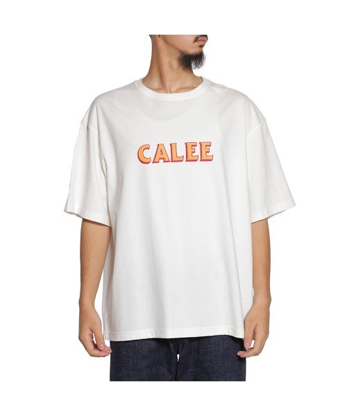 CALEE（キャリー）の「VINTAGE TYPE SYNDICATE RETRO GIRL TEE ＜NATURALLY PAINT DESIGN＞（Tシャツ/カットソー・メンズ・ライトブルー/ブラック/イエロー/ホワイト・MEDIUM/LARGE/X-LARGE/SMALL/XX-LARGE）」の13枚目の写真