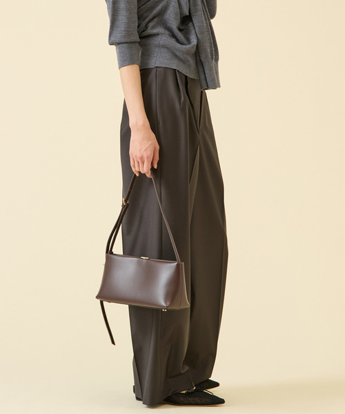 martinique(マルティニーク)の「《定番》ESSENTIALパンツ(セットアップ可)(その他パンツ・レディース・ダークブラウン/ブラック・1/2)」の5枚目の写真