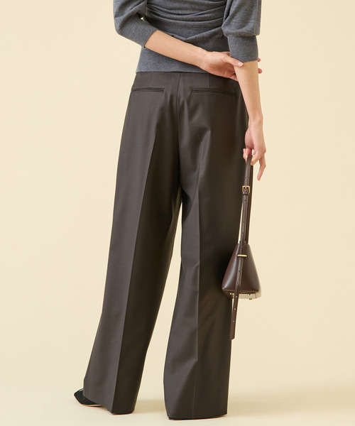 martinique(マルティニーク)の「《定番》ESSENTIALパンツ(セットアップ可)(その他パンツ・レディース・ダークブラウン/ブラック・1/2)」の6枚目の写真