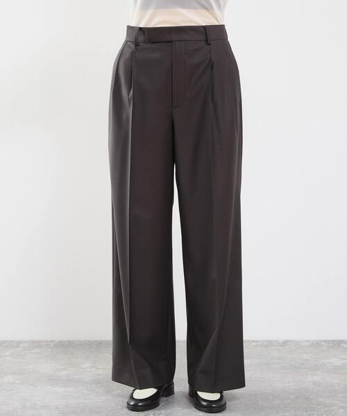 martinique(マルティニーク)の「《定番》ESSENTIALパンツ(セットアップ可)(その他パンツ・レディース・ダークブラウン/ブラック・1/2)」の14枚目の写真