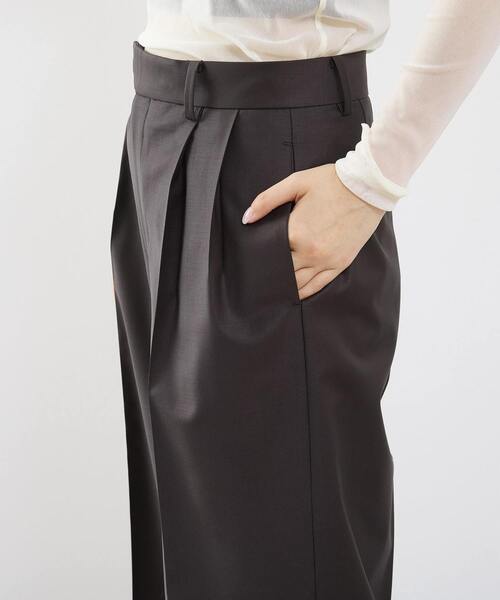 martinique(マルティニーク)の「《定番》ESSENTIALパンツ(セットアップ可)(その他パンツ・レディース・ダークブラウン/ブラック・1/2)」の17枚目の写真