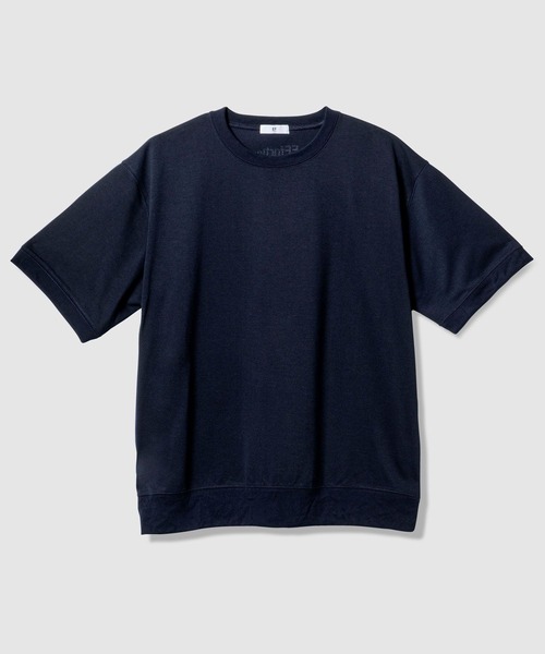 BAYFLOW(ベイフロー)の「【EF(エフ)】スエットTシャツ/SWEATEE(MEN)(Tシャツ/カットソー・メンズ・ベージュ/ネイビー/ブラウン・LARGE/MEDIUM)」の2枚目の写真