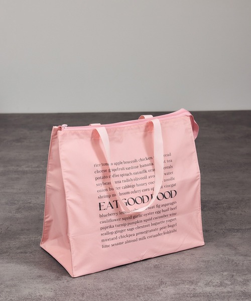 SALON adam et rope'（サロン アダム エ ロペ）の「【WEB限定】スクエアクーラーバッグ［保冷・大容量］（トートバッグ・レディース・ダークブラウン/グリーン/ピンク・FREE）」の15枚目の写真