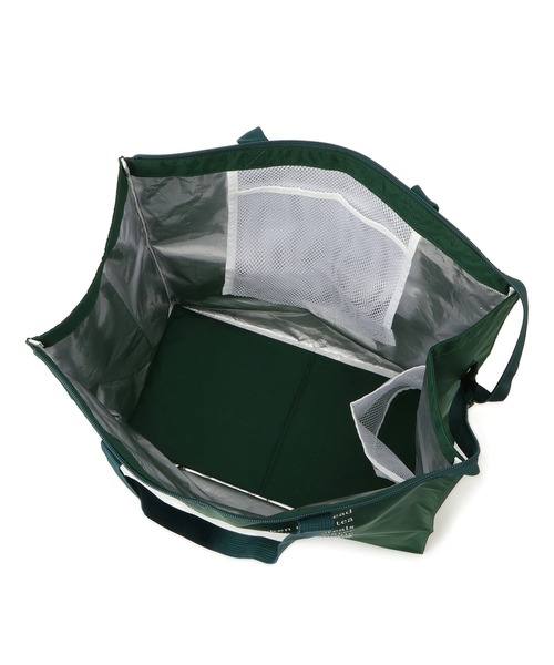 SALON adam et rope'（サロン アダム エ ロペ）の「【WEB限定】スクエアクーラーバッグ［保冷・大容量］（トートバッグ・レディース・ダークブラウン/グリーン/ピンク・FREE）」の4枚目の写真