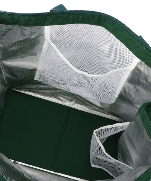 SALON adam et rope'（サロン アダム エ ロペ）の「【WEB限定】スクエアクーラーバッグ［保冷・大容量］（トートバッグ・レディース・ダークブラウン/グリーン/ピンク・FREE）」の5枚目の写真