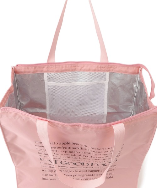 SALON adam et rope'（サロン アダム エ ロペ）の「【WEB限定】スクエアクーラーバッグ［保冷・大容量］（トートバッグ・レディース・ダークブラウン/グリーン/ピンク・FREE）」の8枚目の写真