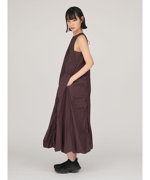 emmi（エミ）の「ナイロンバルーンワンピース（ワンピース・レディース・ライム/ブラウン/ブラック・0/1）」の9枚目の写真