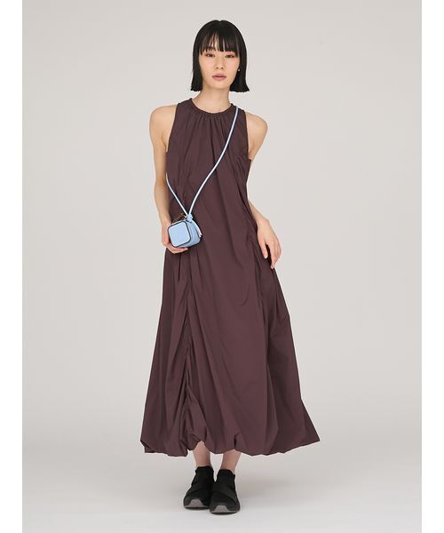 emmi（エミ）の「ナイロンバルーンワンピース（ワンピース・レディース・ライム/ブラウン/ブラック・0/1）」の17枚目の写真