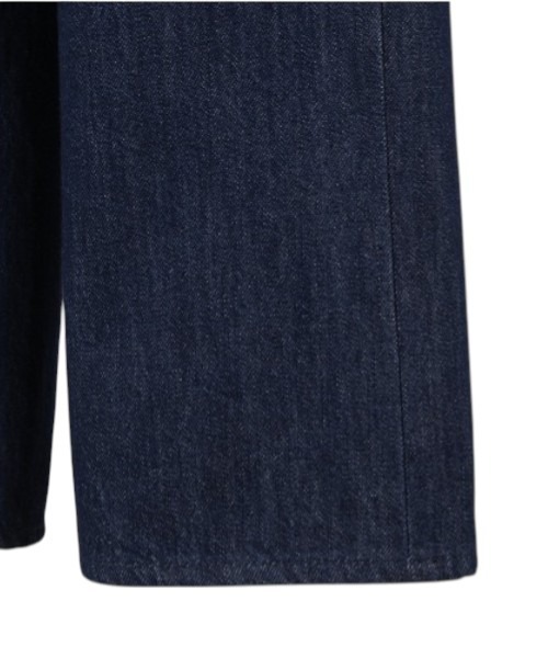 nissen（ニッセン）の「ストレートデニムパンツ（カーゴパンツ・レディース・インディゴブルー・マルチサイズ）」の5枚目の写真