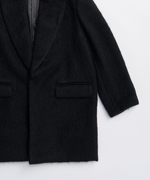 モヘアシャギーテーラードコート / Mohair Shaggy Tailored Coat
