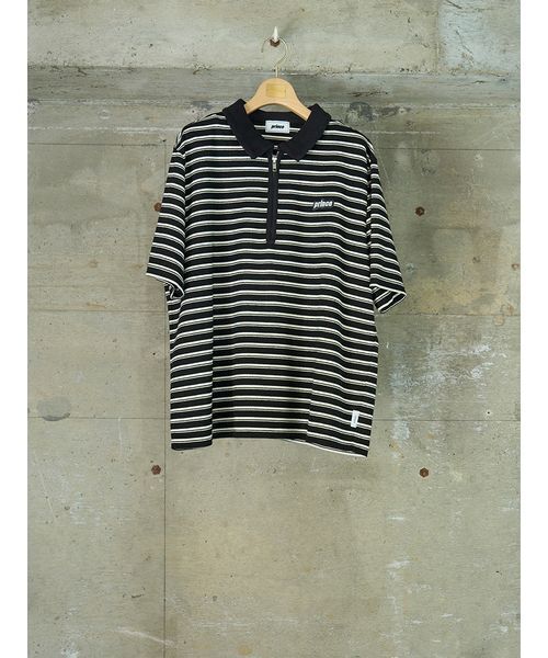 emmi(エミ)の「【prince|emmi】パイルポロトップス(ポロシャツ・レディース・アイボリー/ブラック・F)」の4枚目の写真
