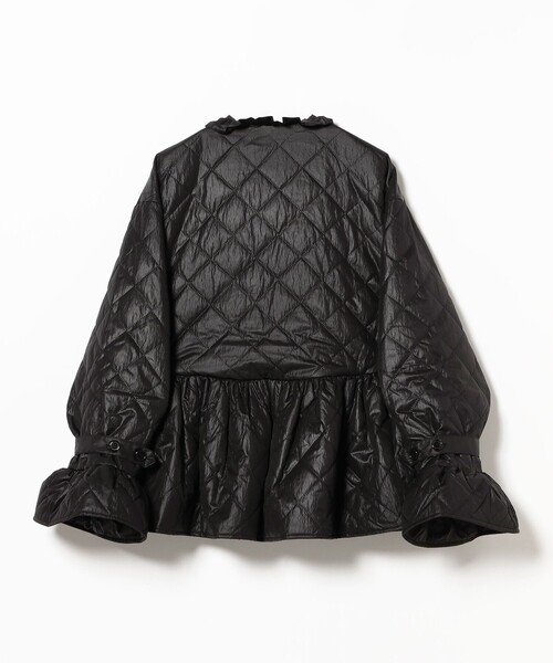 CAROLINA GLASER（カロリナ グレイサー）の「リボン キルティング ブルゾン（ブルゾン・レディース・ブルー系その他/ブラック・ONE SIZE）」の6枚目の写真