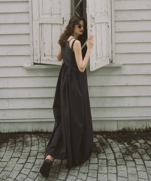 HANNE（アン）の「キャミボリュームワンピース（ワンピース・レディース・ネイビー/ホワイト・SMALL/MEDIUM）」の16枚目の写真