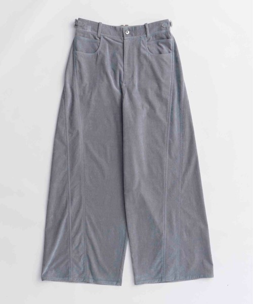 MAISON SPECIAL（メゾンスペシャル）の「Chambray Corduroy Wide Pants/シャンブレーコーデュロイワイドパンツ■セットアップ対応■（その他パンツ・レディース・ブルー/カーキ/ブラック・36/38）」の17枚目の写真