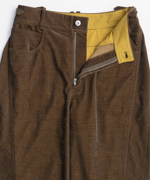 MAISON SPECIAL（メゾンスペシャル）の「Chambray Corduroy Wide Pants/シャンブレーコーデュロイワイドパンツ■セットアップ対応■（その他パンツ・レディース・ブルー/カーキ/ブラック・36/38）」の20枚目の写真